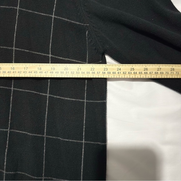 Vintage Austin Reed London Men's Navy Blue Geometric 1/4 Zip Sweater 2XL - Picture 3 of 14